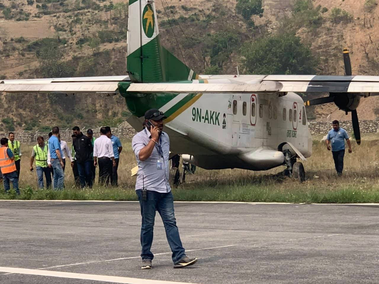 मन्थलीमा तारा एयरकाे विमान दुर्घटना